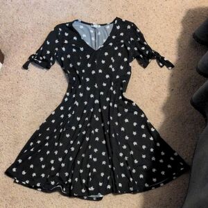 Cute Cat Print Dress